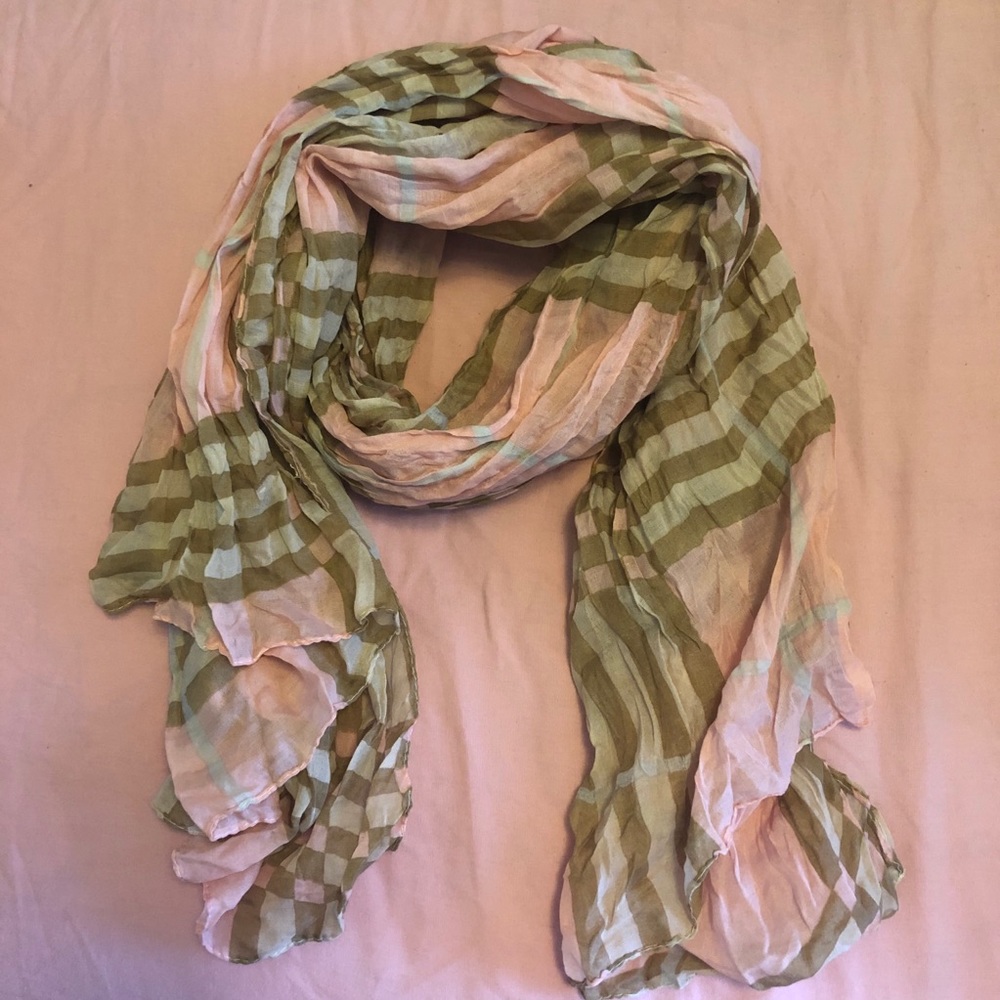Pink scarf